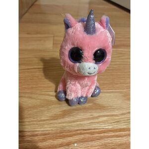 Sparkly Pink and Purple Unicorn Plush Toy